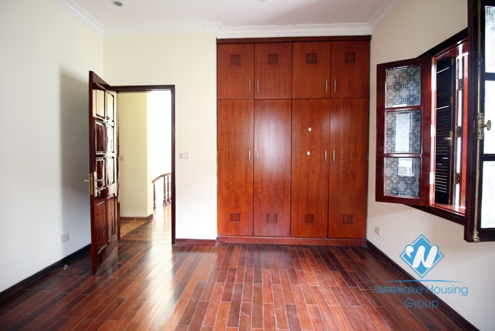House with large garden for rent in Ciputra C area, Tay Ho, Hanoi